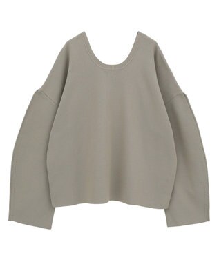 Green Parks ・ＥＬＥＮＣＡＲＥ　ＤＵＥ　２ｗａｙニットプルオーバー Gray Beige