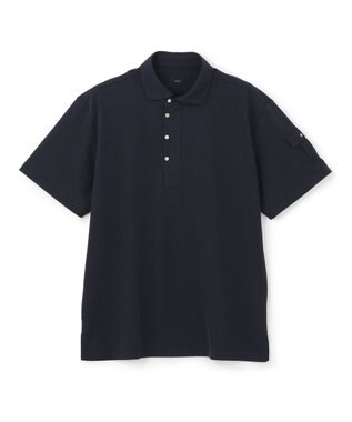 JOSEPH HOMME アイスコットンカノコ  ポロ ネイビー系