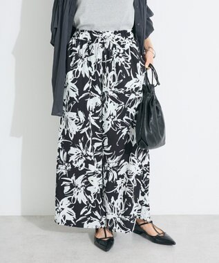 CRAFT STANDARD BOUTIQUE プリントイージーパンツ Black