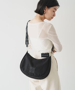 russet ＜360g/撥水性あり＞ コーデュラナイロン2wayショルダーバッグ(CE-1537) Black