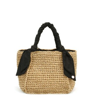 UNBILLION cachecache 下がりリボンペーパー手編みトート