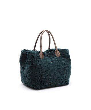 A.D.M.J. 【もこもこ】オスカー/コード刺しゅうキューブトート25cm(Dカン＋) MINELAL WOODS