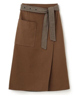 BEIGE， DANNES / ラップスカート Caramel