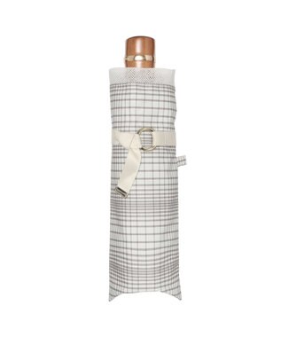 MOONBAT GRACY(グレイシー) 晴雨兼用日傘 折りたたみ傘 T/C Neo classic check オフホワイト