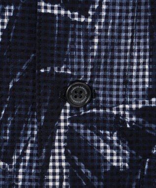 JOSEPH ABBOUD 【驚きの多機能】ライトウェーブ 半袖シャツ ネイビー系5