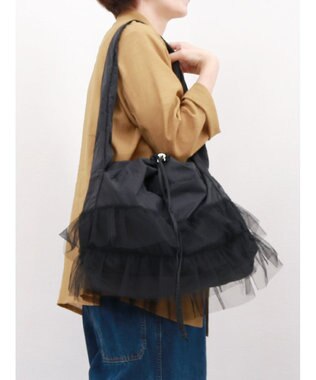 UNBILLION カシュカシュ cachecache / シフォンフリルショルダー