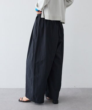 CRAFT STANDARD BOUTIQUE コットンナイロンカーブパンツ Black