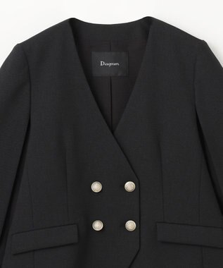 GRACE CONTINENTAL ケープスリーブジャケット ブラック