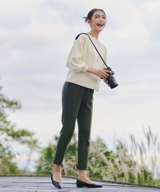 Tiaclasse 【安田美沙子さん着用・新色追加・洗える】ボリュームパフスリーブニット オフホワイト