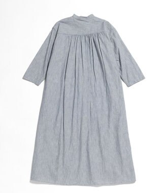 LENO LIGHT HICKORY ONE PIECE / ヒッコリーシャツワンピース WHITE STRIPE