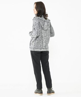 JOSEPH ABBOUD MOUNTAIN 【UNISEX】ランダムスラブリップ パーカー グレー系