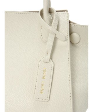 Green Parks ・ｃａｃｈｅ　ｃａｃｈｅ　サイドボタン２ＷＡＹトート Ivory