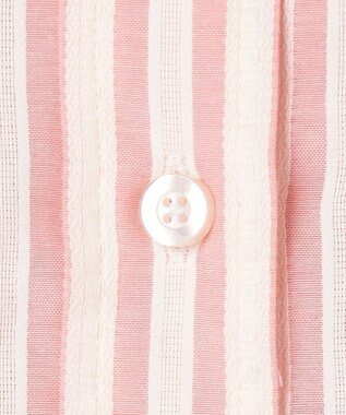 J.PRESS YORK STREET 【WOMEN】ストライプショート ブラウス ピンク系1