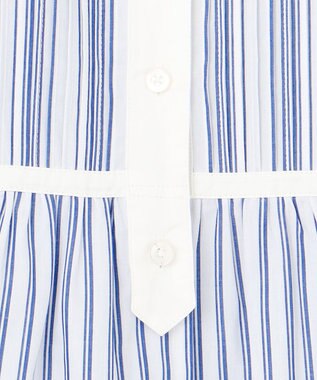 J.PRESS YORK STREET 【WOMEN】コットンタイプライター ブラウス ブルー系2