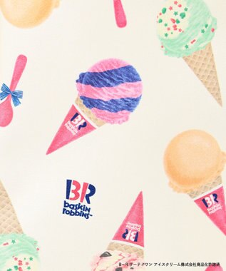 ANY 【any FAM×サーティワン アイスクリーム】クリアポーチ エクリュ