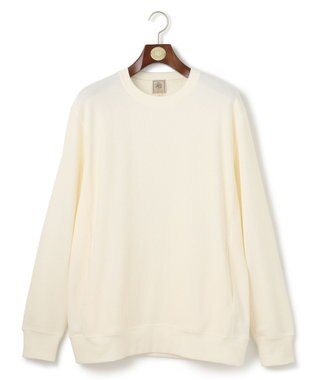 J.PRESS MEN 【J.PRESS PREMIUM JERSEY】クルーネック トレーナー ホワイト系