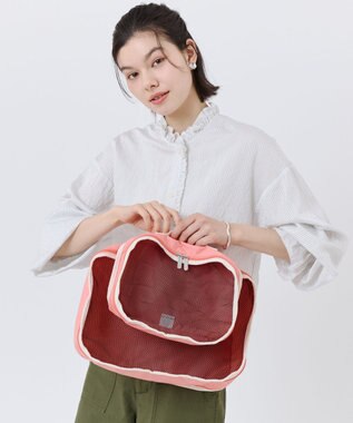 LeSportsac PACKING POUCH SET/コーラルパンチ/メレンゲ