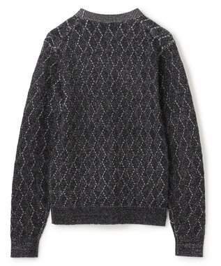 JOSEPH HOMME 【WEB・一部店舗限定  】 ビッグアロージャガード　クルーネックニット グレー系