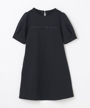 組曲 KIDS 【110-140cm】グログラン ワンピース ネイビー系