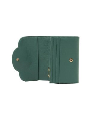 CLATHAS ペルル 二つ折り財布 グリーン
