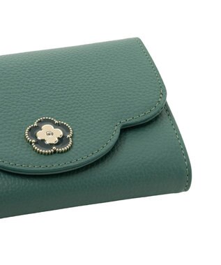 CLATHAS ペルル 二つ折り財布 グリーン