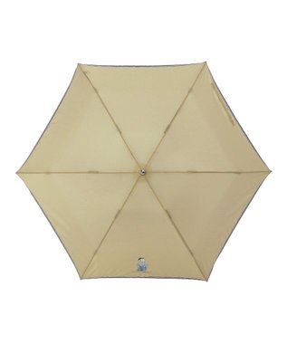 MOONBAT POLO RALPH LAUREN 折りたたみ傘 無地×フレンチベア 軽量 ベージュ