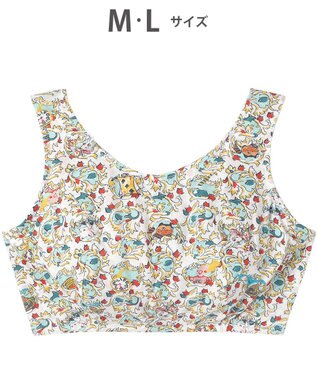 tsumori chisato SLEEP ツモリチサト ナイトアップブラ ベア天竺素材(身生地) 3Lまで対応 大きいサイズ ノンワイヤー ナイトブラ レディース UBX563 /ワコール