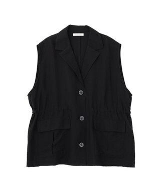 Green Parks ドロストミリタリーベスト Black