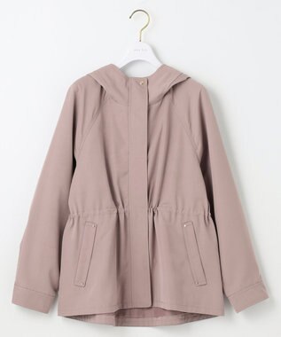 ANY SIS 【撥水・UVカット】フーディショート ブルゾン 【WEB限定】ピンク