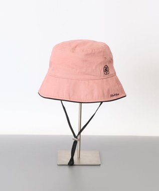 AURORA 【 CLATHAS.（クレイサス）】刺繍ドローコード付きバケットハット ピンク