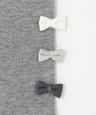 組曲 KIDS 【90-100㎝】ストレッチ天竺 レギンス グレー系