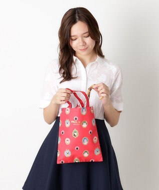 MOONBAT ポール & ジョー (PAUL & JOE　ACCESSOIRES) トート型吸水傘袋 レッド