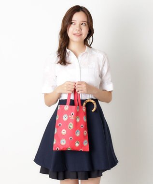 MOONBAT ポール & ジョー (PAUL & JOE　ACCESSOIRES) トート型吸水傘袋 レッド
