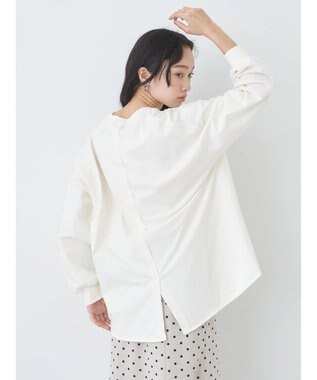 earth music&ecology バックスリットロンＴＥＥ Off White