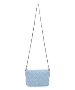 23区 【先行予約】デニムフリンジ ショルダーバッグ スカイブルー系