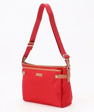 LA BAGAGERIE 【撥水ナイロン】ベーシックショルダー レッド