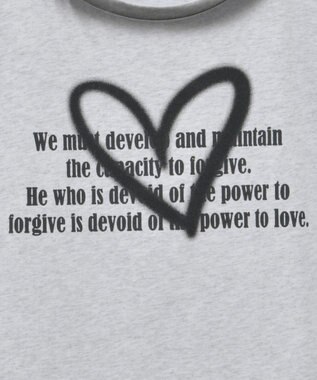 Green Parks ・ｓｗｉｎｇ　ｂｙ　ハートロゴフレンチＴＥＥ Oatmeal