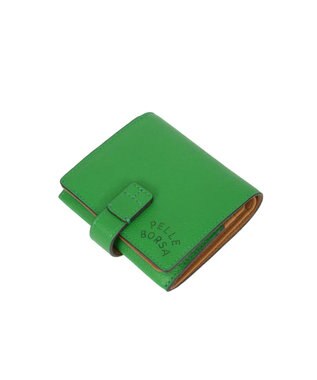 PELLE BORSA 二つ折りミニ財布 Very Goods ベリーグッズ 7202 グリーン