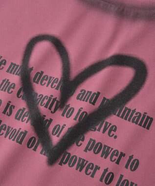 Green Parks ・ｓｗｉｎｇ　ｂｙ　ハートロゴフレンチＴＥＥ Pink