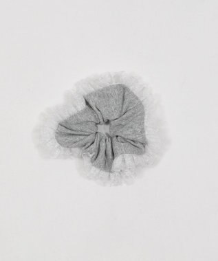 WEGO Lスウェットフリルシュシュ 杢グレー