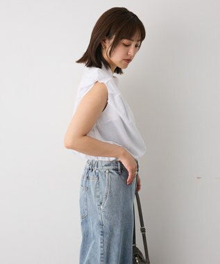 CRAFT STANDARD BOUTIQUE フレンチスリーブブラウス White