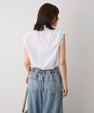 CRAFT STANDARD BOUTIQUE フレンチスリーブブラウス White