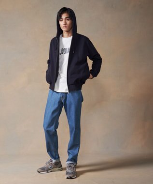 J.PRESS MEN フルジップパーカー ネイビー系