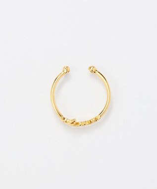 Phoebe ラッキーレターピンキーリング(チャーム) ゴールド