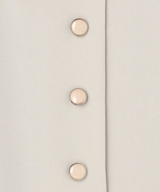 J.PRESS LADIES S 【2way】セラテリーダブルクロス 襟付き ワンピース グレージュ系