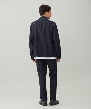 UNFILO MENS 【OCEANS YouTube 掲載/男女兼用】WOOL TOUCH 機能美シャツブルゾン ネイビー