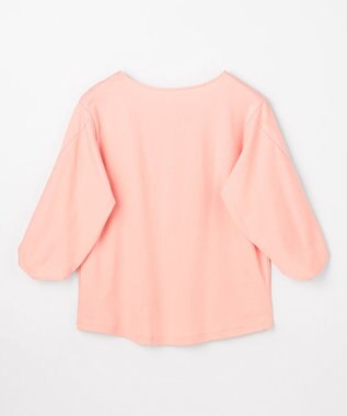 ANY 【WEB限定】シルケットスムースツイストスリーブカットソー ピンク