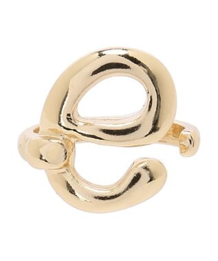 AMERICAN HOLIC イニシャルリングＧＬＤ E