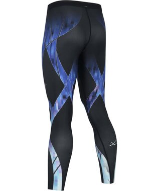 CW-X 【MEN】 スポーツタイツ 下半身フルサポート ジェネレーターモデル2.0 吸汗速乾 抗菌防臭 HZO699 /ワコール サックス