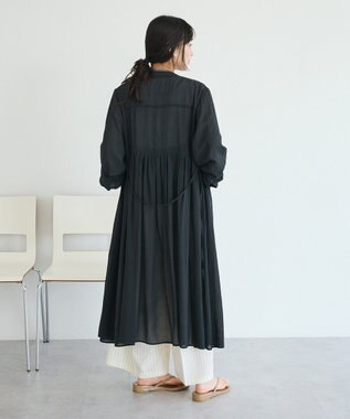 CRAFT STANDARD BOUTIQUE ヴィンテージボイルワンピース/羽織 Charcoal Gray